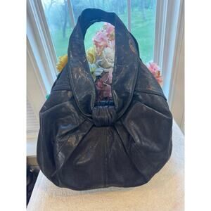 Kooba black leather hobo bag (800